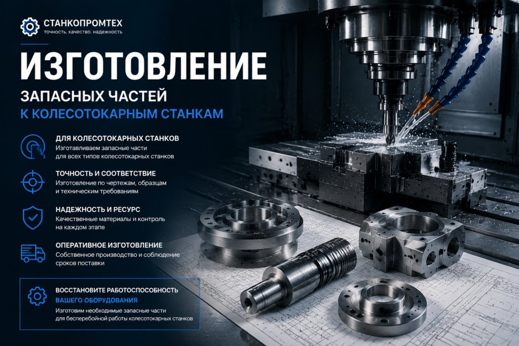 Изготовление запасных частей к колесотокарным станкам КЗТС / RAFAMET